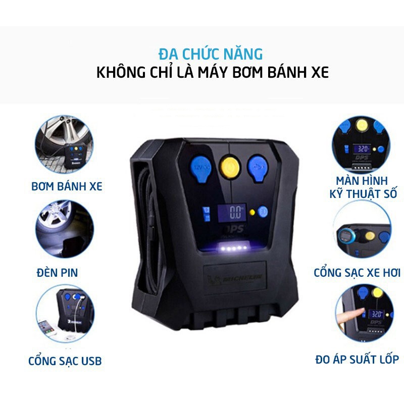 Bơm điện mini 12V Michelin