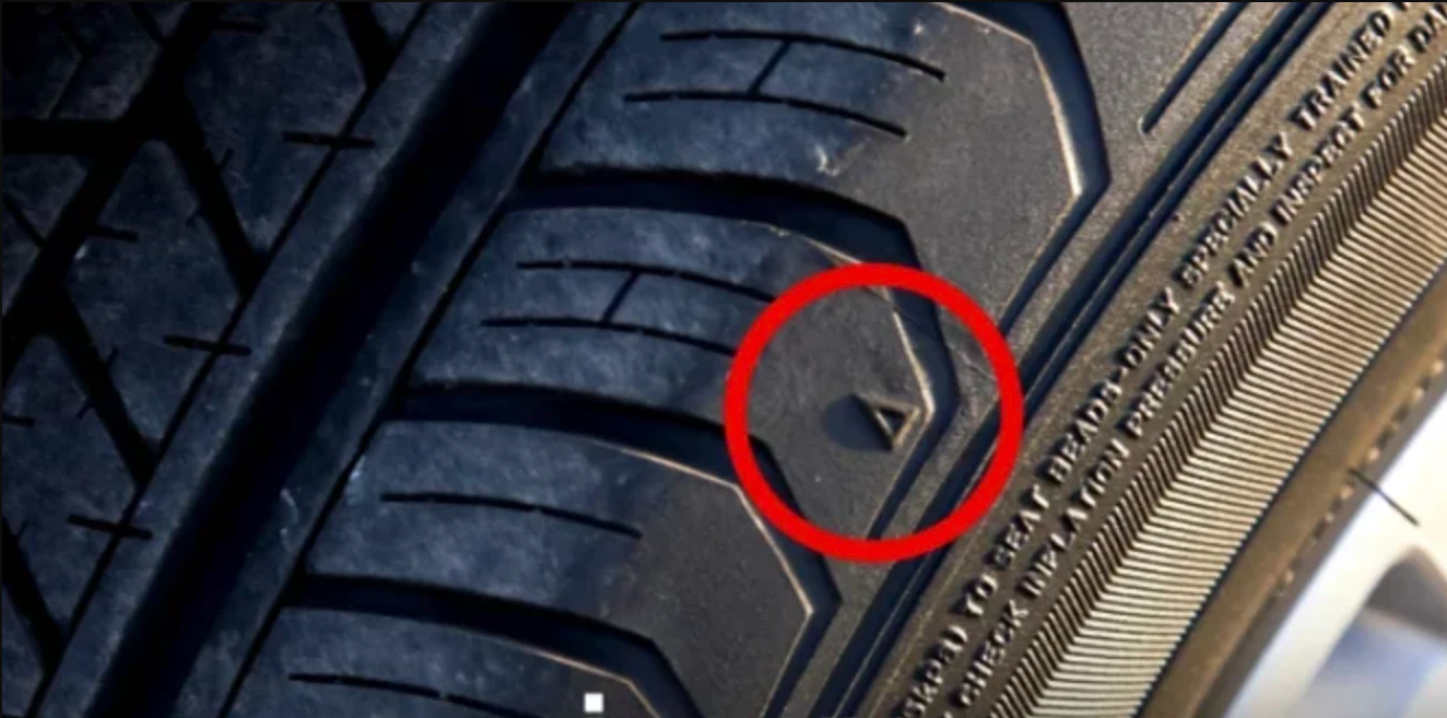 Vạch chỉ thị độ mòn lốp xe máy