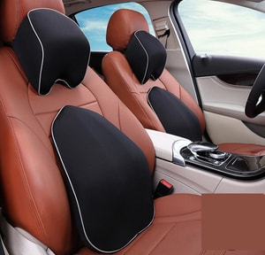 Các loại gối tựa đầu ô tô vải cotton đa dạng màu sắc