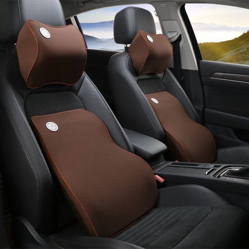 Gối tựa đầu ô tô cao su non trong nội thất xe sang trọng