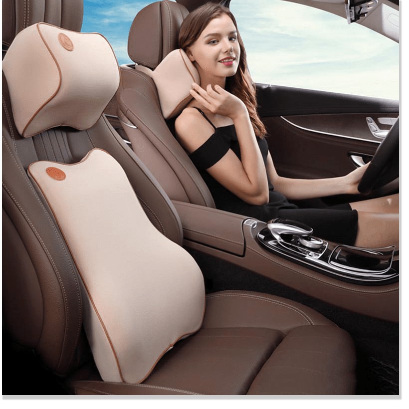 Gối tựa lưng memory foam cho xe hơi