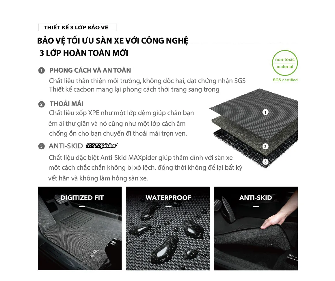 Thảm Lót Sàn 5D 3D Maxpider