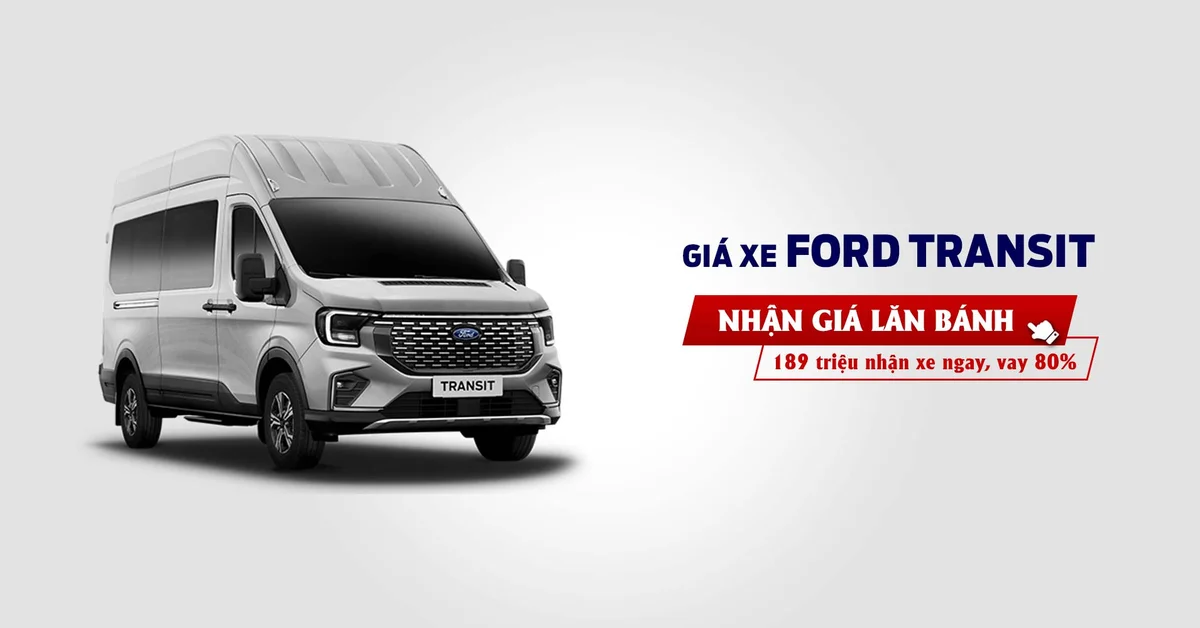 Bảng tổng hợp chi phí lăn bánh xe Ford Transit 16 chỗ tại TP.HCM, Hà Nội và Đà Nẵng, minh họa các khoản phí và thuế cần thiết.