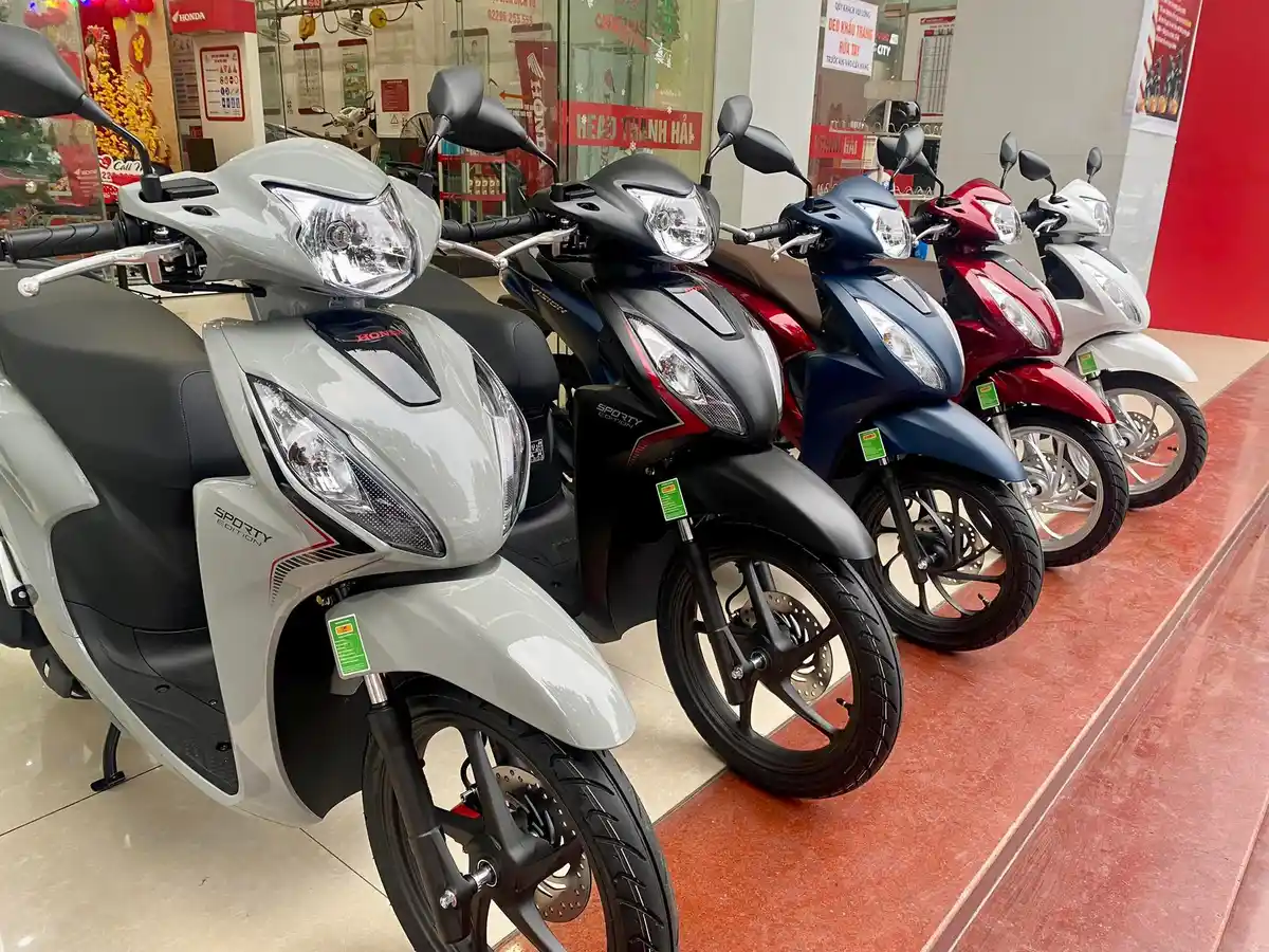 Bảng giá xe Honda Vision 2023 các phiên bản