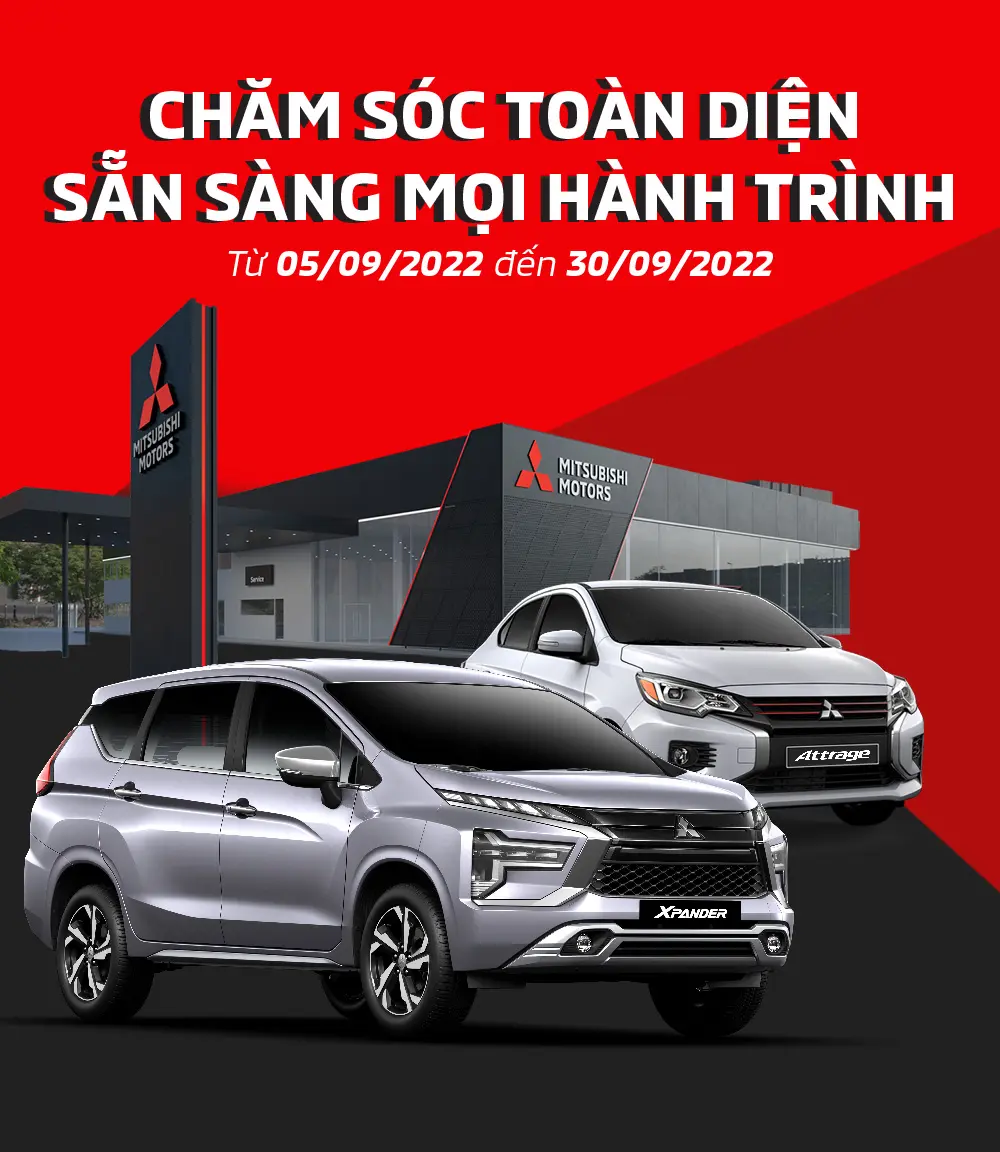 Giá xe Mitsubishi 2026, bảng giá Xpander, Attrage, Triton, Pajero Sport