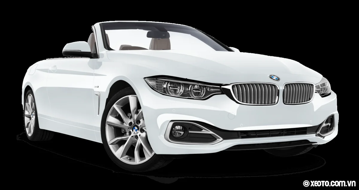 Ngoại thất BMW 420i Mui Trần 2026 màu xanh