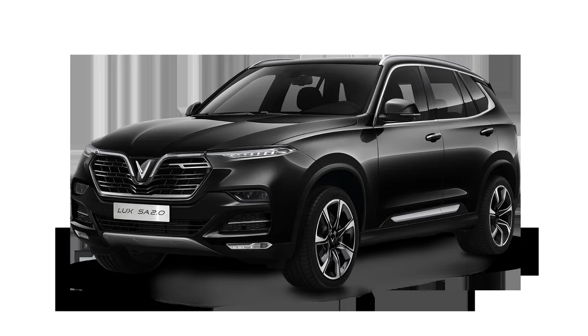 Hình ảnh VinFast Lux SA2.0 Cao Cấp cùng các biểu tượng hỏi đáp