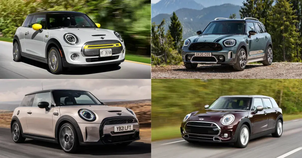 Các phiên bản Mini Cooper từ 3 cửa, 5 cửa đến Countryman và Convertible