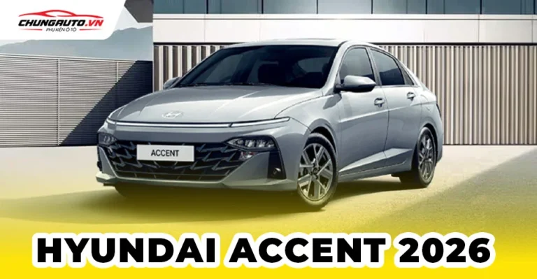 Hình ảnh tổng quan ngoại thất xe Hyundai Accent 2026