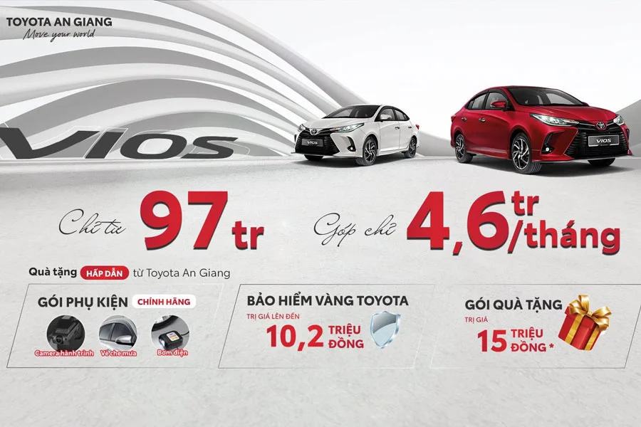 Ưu đãi, khuyến mãi và chính sách trả góp Toyota Vios 2025
