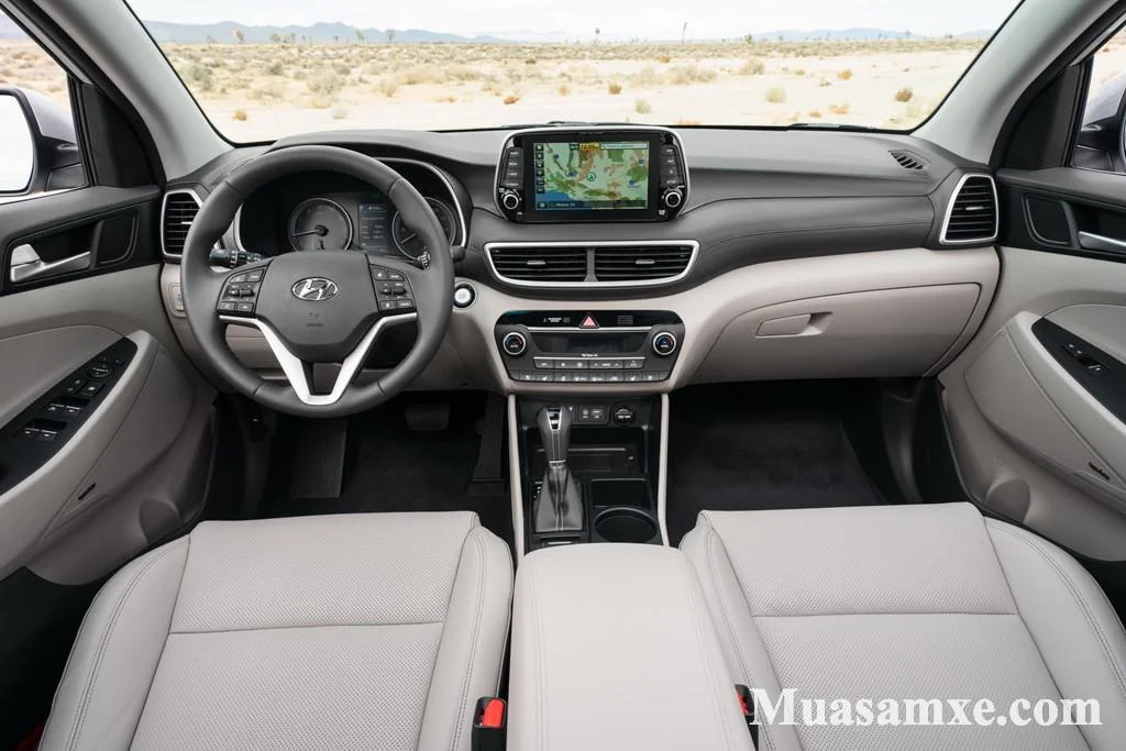 Hình ảnh nội thất Hyundai Tucson 2019 màu be