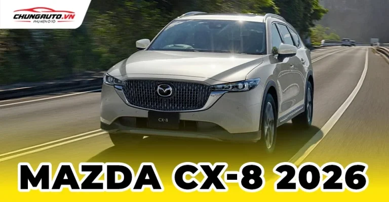 Mazda CX-8 2026, thiết kế KODO, SUV 7 chỗ, nội thất tiện nghi