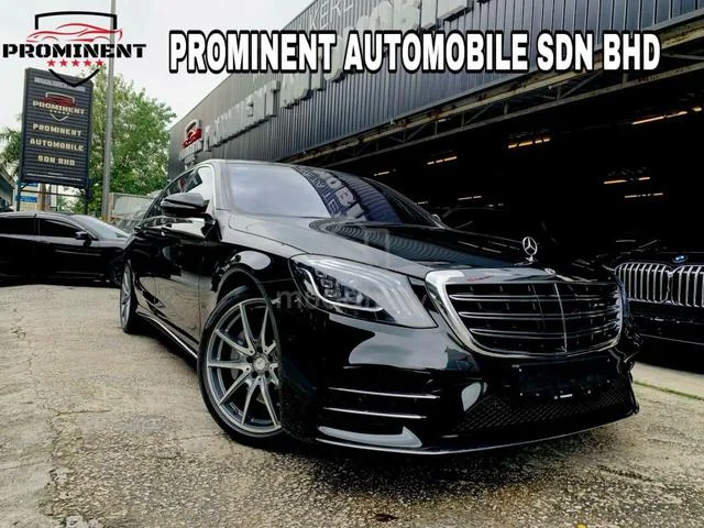 Hình ảnh so sánh Mercedes S450 2026 với BMW 7 Series, Lexus LS, Audi A8 trên cùng một khung hình.