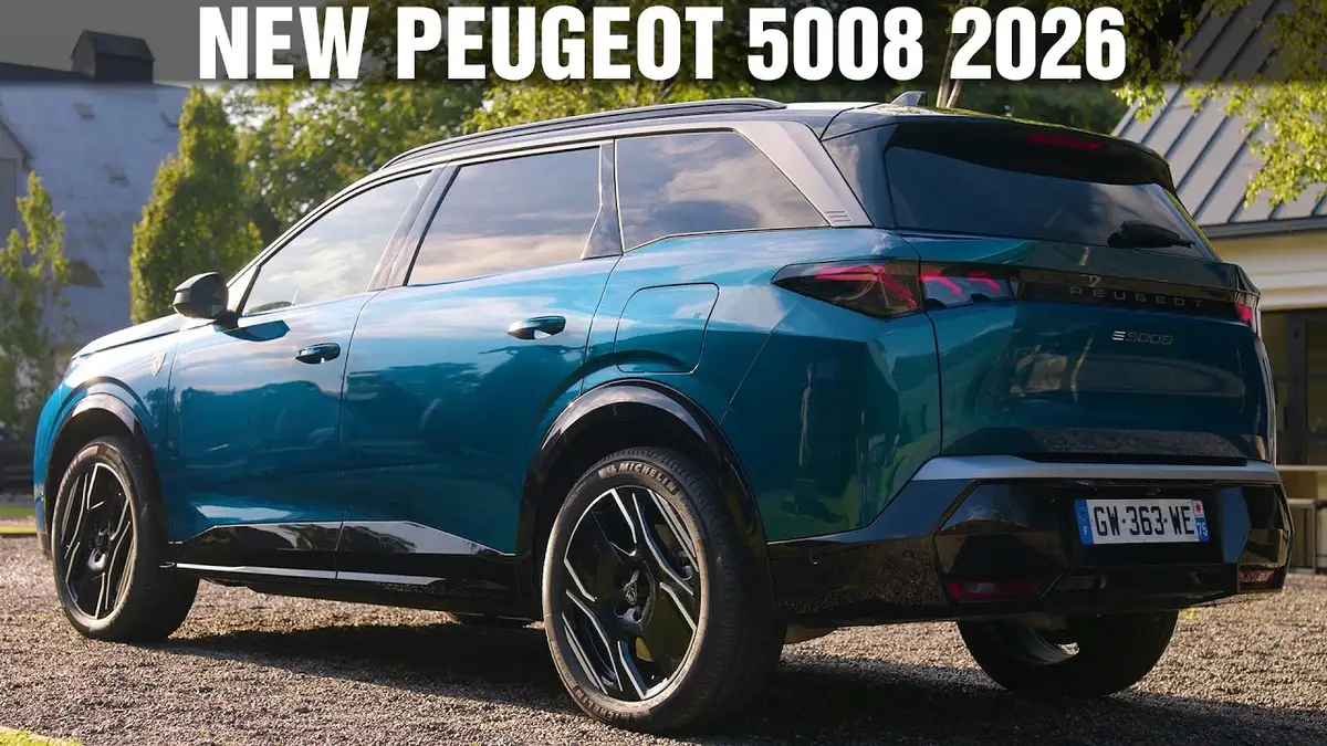 Hình ảnh bảng câu hỏi và câu trả lời về xe Peugeot 5008.