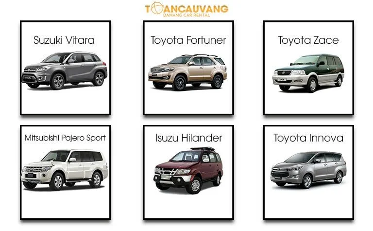 hình ảnh tổng hợp các mẫu xe 7 chỗ cũ dưới 500 triệu