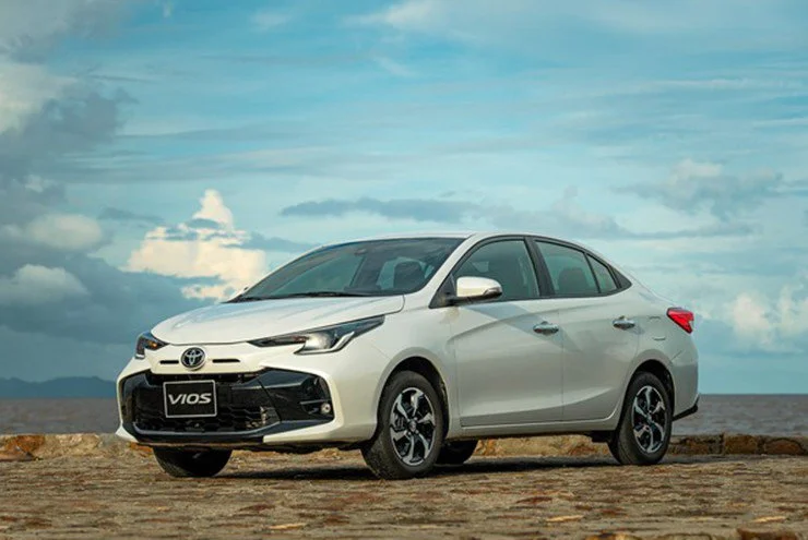 Hình ảnh Toyota Vios 2025 ngoại thất mới